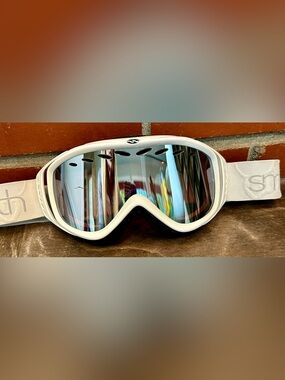 Smith Riot Snow Googles White Frame & Mirrored  Lens